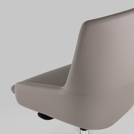 Кресло офисное TopChairs Bow серый Stool Group A332-A 270-38