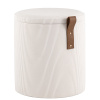 Пуф Руни S с ящиком вельвет белый Stool Group 24A2064CG-L-16