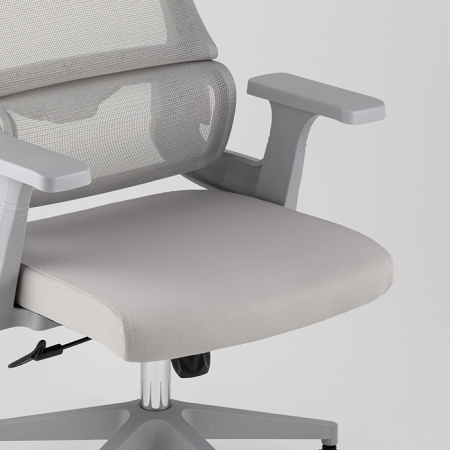 Кресло офисное TopChairs Vantage серый Stool Group WH-978AG grey