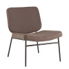 Кресло Эбигейл велюр коричневый каркас серо-коричневый Stool Group LV-120-E33-8019