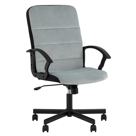 Кресло компьютерное TopChairs серо-голубой Stool Group ST-TRACER/LT28