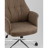 Кресло офисное TopChairs Neoma коричневый экокожа Stool Group YF-0515 ZE119A-3+FH-65 brown retro