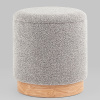 Пуф с ящиком Холли S букле серый Stool Group 21B810BCB-M BCB-10