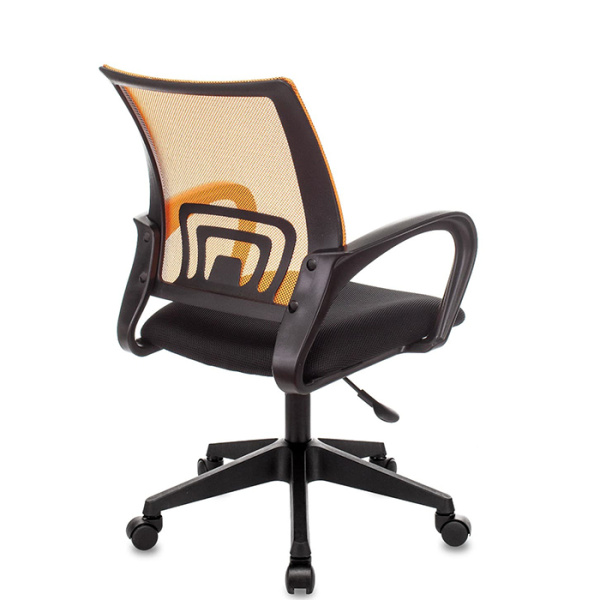 Кресло офисное TopChairs оранжевый/чёрный Stool Group ST-BASIC/OR/TW-11