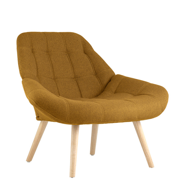 Кресло Олби Квадро горчичный Stool Group QH-8927K 875-7 brown
