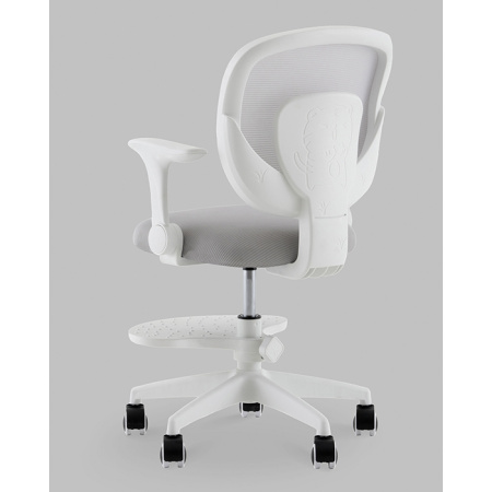 Кресло компьютерное TopChairs Mila серый Stool Group OUE-2541 grey