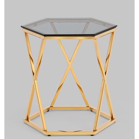 Журнальный столик Круз 48х42 стекло Stool Group EET-187-TG