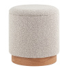 Пуф с ящиком Холли S букле бежевый Stool Group 21B810BCB-M BCB-2