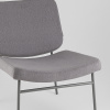 Кресло Эбигейл велюр серый каркас серый Stool Group LV-120-E86-7005