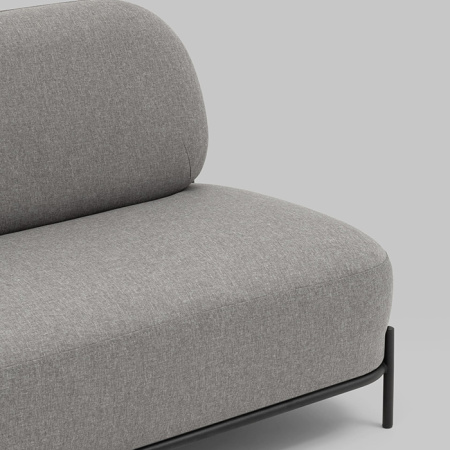 Диван Стоун рогожка серый Stool Group vd-dv-stone-f21