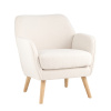 Кресло Ричи тедди белый Stool Group QH-8298K 1859-01 white