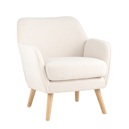 Кресло Ричи тедди белый Stool Group QH-8298K 1859-01 white