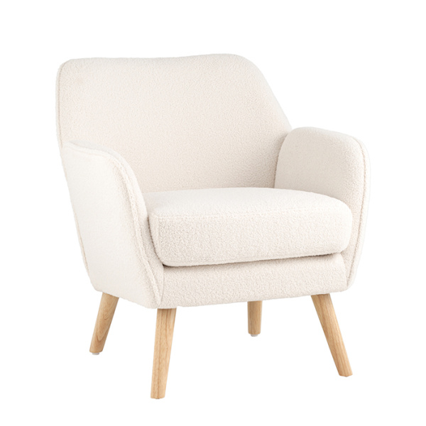 Кресло Ричи тедди белый Stool Group QH-8298K 1859-01 white