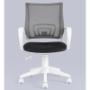 Кресло офисное TopChairs серый сетка Stool Group ST-BASIC-W/DG/TW-12