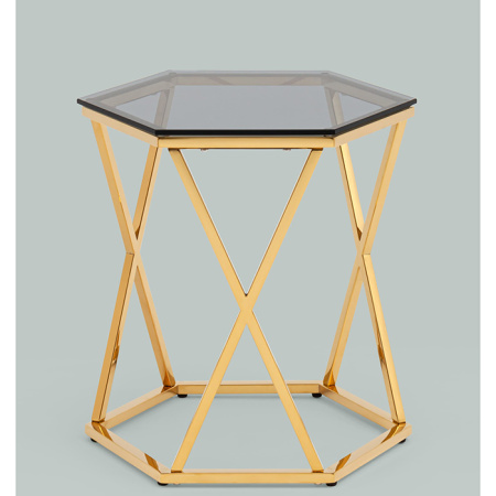 Журнальный столик Круз 48х42 стекло Stool Group EET-187-TG