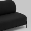 Диван Стоун рогожка черный Stool Group vd-dv-stone-f14