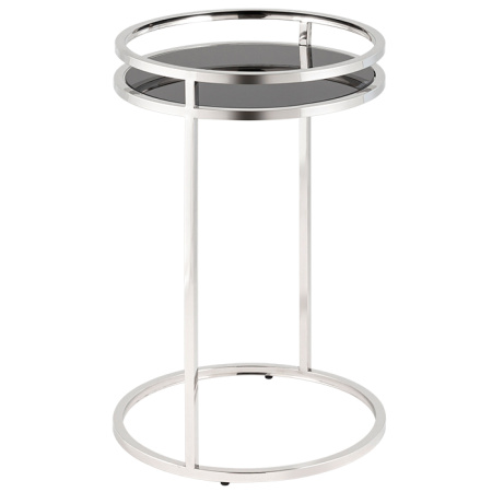 Журнальный столик Гестия 41х60 стекло чёрный Stool Group EET-079