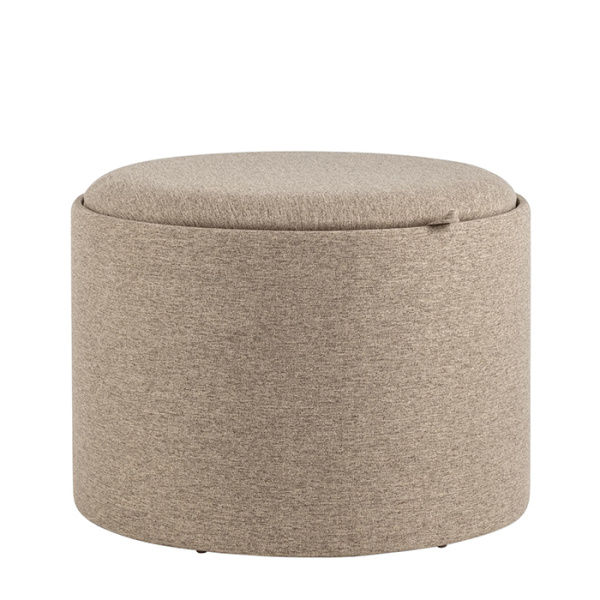 Пуф с ящиком Хюгге L рогожка бежевый Stool Group 19B260LL BY1701-3