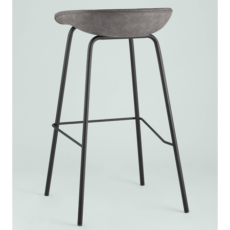 Стул барный Турин серый экокожа Stool Group 8319TB GREY