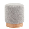 Пуф с ящиком Холли XS букле серый Stool Group 21B810BCB-S BCB-10
