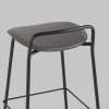 Стул барный Mantis экокожа тёмно-серый Stool Group 9083T dark grey