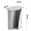 Журнальный столик Yvaine металл синий Stool Group MT-104-1 DB-012