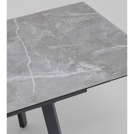 Стол Тайл 140-200х85 см керамика Larka Grey подстолье антрацит Stool Group AV 2126-1400/800-170110-7016T