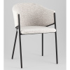 Стул Carmel бело-серый Stool Group DC-3091 WZ6002-11 black legs