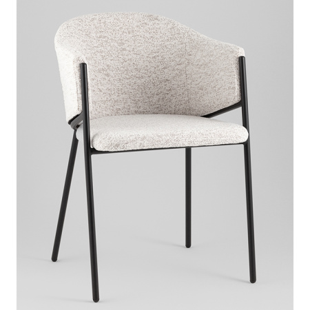 Стул Carmel бело-серый Stool Group DC-3091 WZ6002-11 black legs