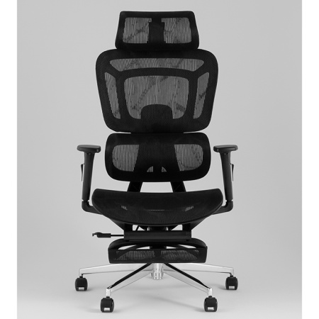 Кресло офисное TopChairs Nimbus чёрный Stool Group YF-W938A bl. sh. ST-982-1 black