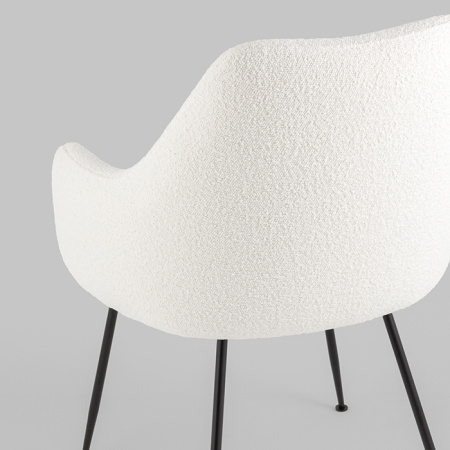 Кресло Floret белый Stool Group DR-20170C-A VTRUBY-1