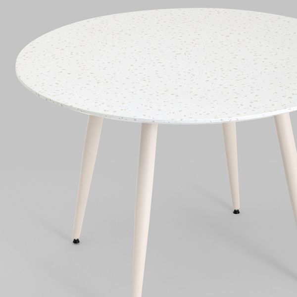 Стол круглый Nymphaea D110 терраццо Stool Group F-1715 TER 3860-1