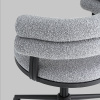 Стул офисный Ponty серый чёрные ножки Stool Group Bebe Office Chair OTE-CL 450 bl.l