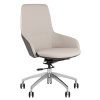 Кресло офисное TopChairs Soulo бежевый/серый Stool Group A308-A 8371-12/1