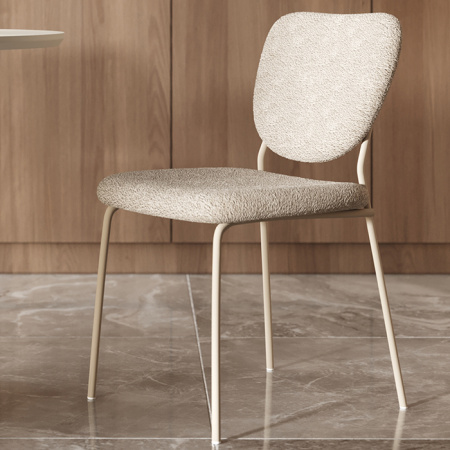 Стул Gigi серо-бежевый букле Stool Group DRC-9155-B URL426-2 Creamy