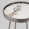 Журнальный столик Гера D50 белая керамика Stool Group EET-280-GM