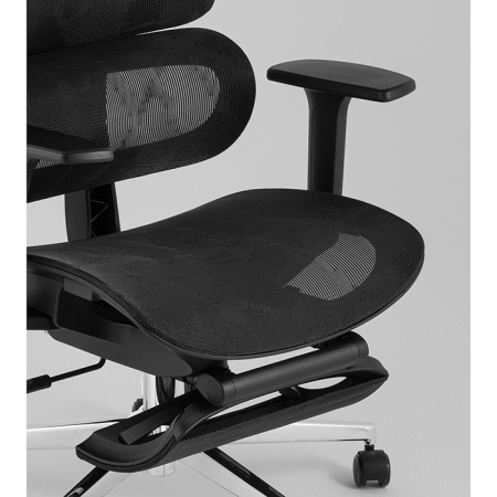 Кресло офисное TopChairs Nimbus чёрный Stool Group YF-W938A bl. sh. ST-982-1 black