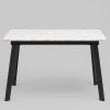 Стол Batu New 120-160 D80 Азул оникс подстолье черное Stool Group AV 1209/1-1200/800-C509-9005