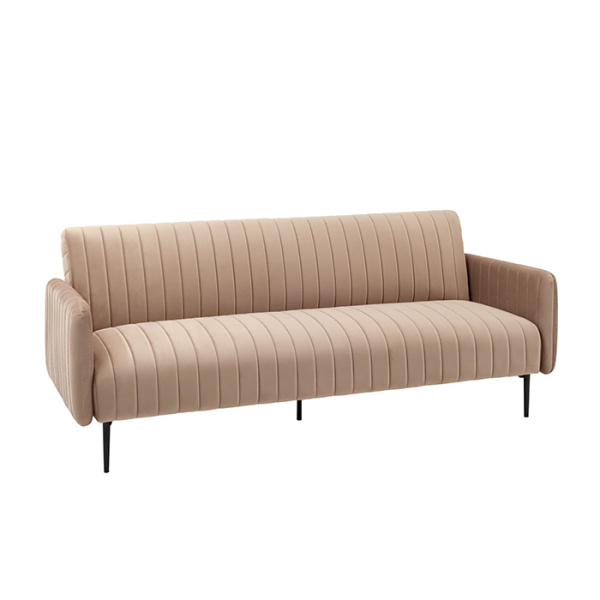 Диван прямой Дрезден велюр бежевый Stool Group vd-drezden-b5