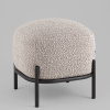 Пуф Стоун букле серо-бежевый Stool Group vd-pf-stone-tr-grey