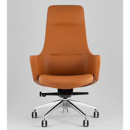 Кресло офисное TopChairs Ferris коричневое Stool Group A336 270-09