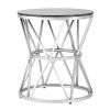 Журнальный столик D50 Вива стекло чёрный Stool Group EET-080