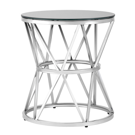 Журнальный столик D50 Вива стекло чёрный Stool Group EET-080