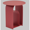 Журнальный столик Arwel металл бордовый Stool Group MT-140 DB-032