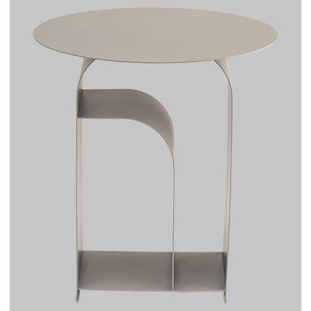 Журнальный столик Arwel металл серый Stool Group MT-140 DB-006