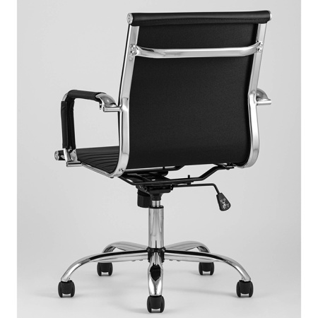 Кресло офисное TopChairs City чёрный Stool Group D-101 black