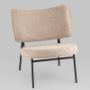 Кресло District Lounge букле капучино Stool Group LV-101-S112-01