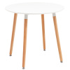 Стол круглый Рокки D80 белый Stool Group ROOKIE ROUND v.2