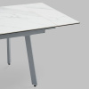 Стол Тайл 140-200х85 см керамика Snow white подстолье серый Stool Group AV 2126-1400/800-170105-7004