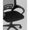 Кресло офисное TopChairs Simple чёрный Stool Group OUE-2501 black